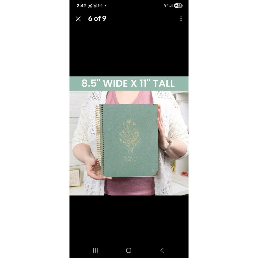 bloom daily planners 2026 Hardcover Planner for Women, Jan - Dec, 8.5